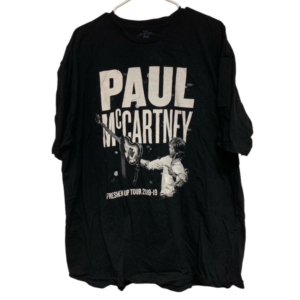 Paul McCartney 2018 2019 world tour black concert tee mens t-shirt size 3XL XXXL